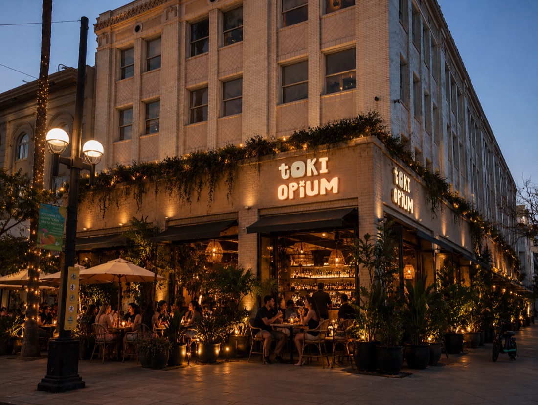 Toki Opium at dusk